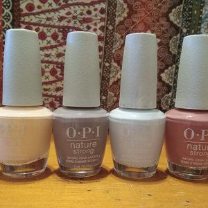 Four New Bottles OPI Nature Strong - Colors in Description